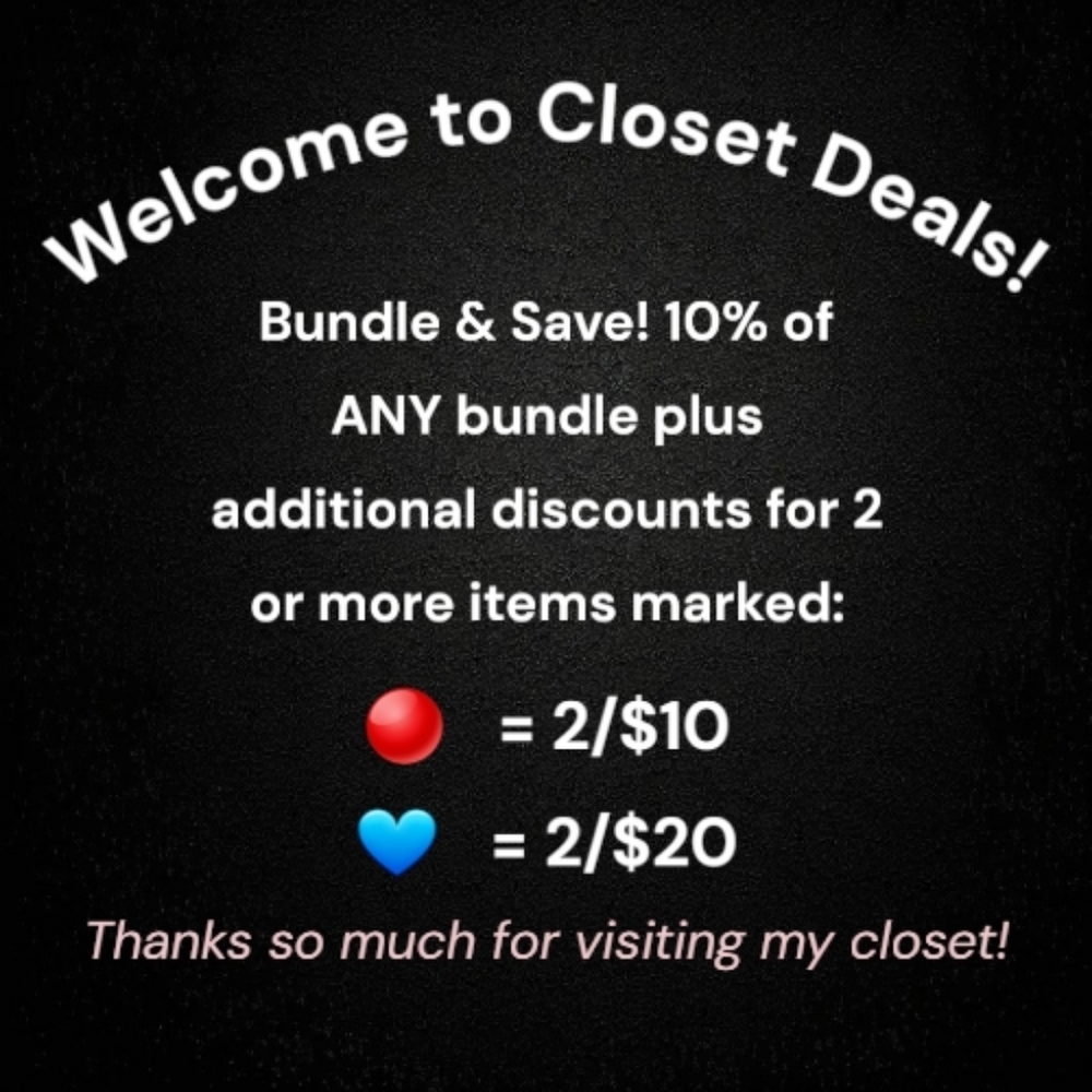 Welcome! +Closet Deals